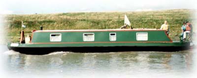 Boat on the River Ribble.